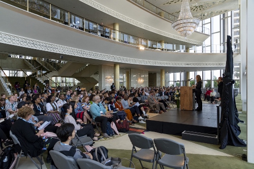 Fitterer at the 2018 Dance/USA Annual Conference at The Music Center in Los Angeles, photo:  BEND Productions